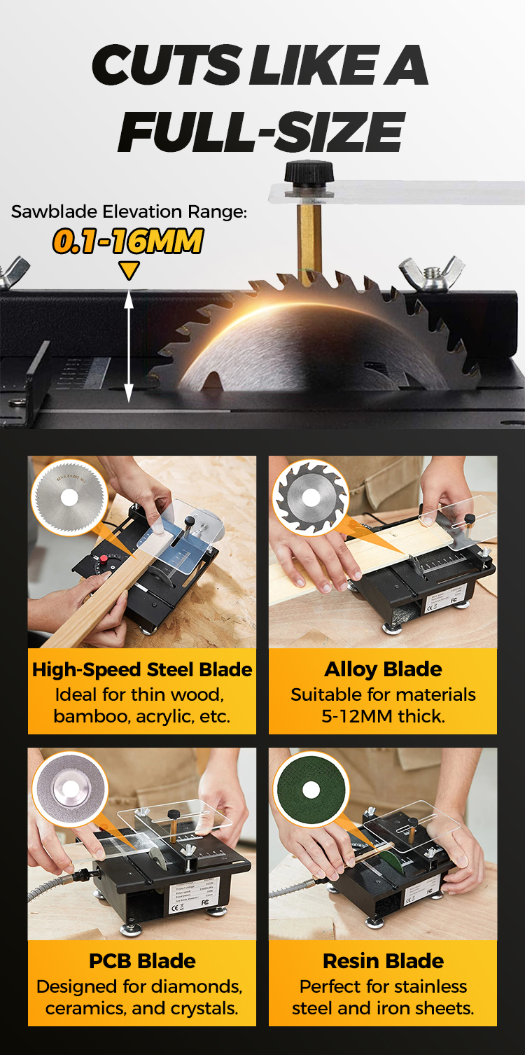 š„2025 Hot Saleā°Multi-functional Mini Precision Table Saw
