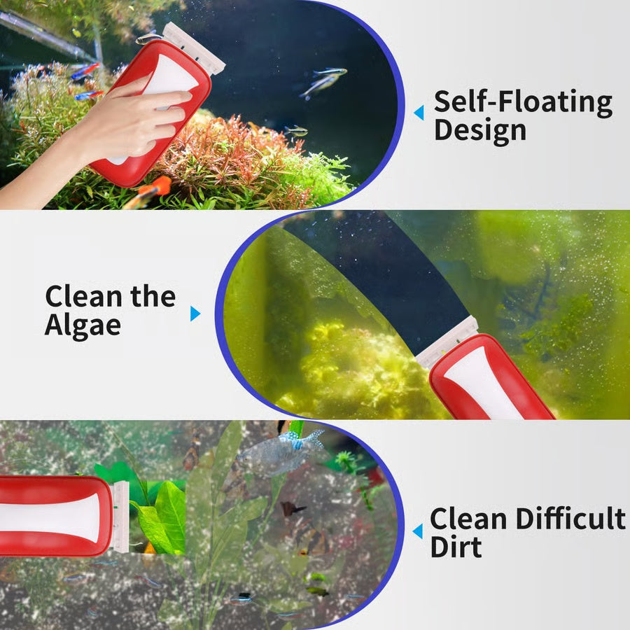 Aquarium Magnet Glass Cleaner Brush
