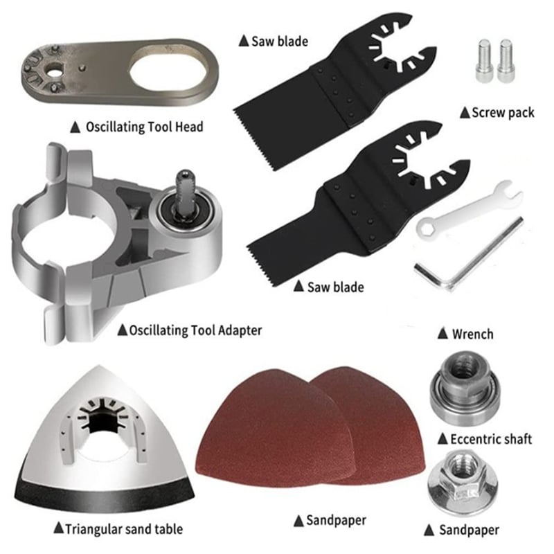 š„ššAngle Grinder Converter Set, Angle Grinder Converter Universal Head Adapter, Carbon Steel Angle Grinder to Multi-Tool Converterš„š„