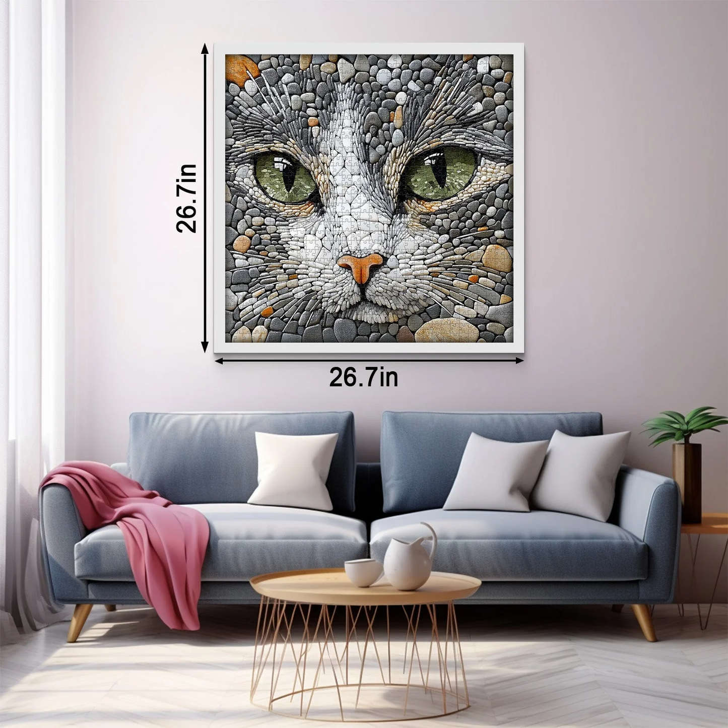 Pebble Cat Jigsaw Puzzles 1000 Piece