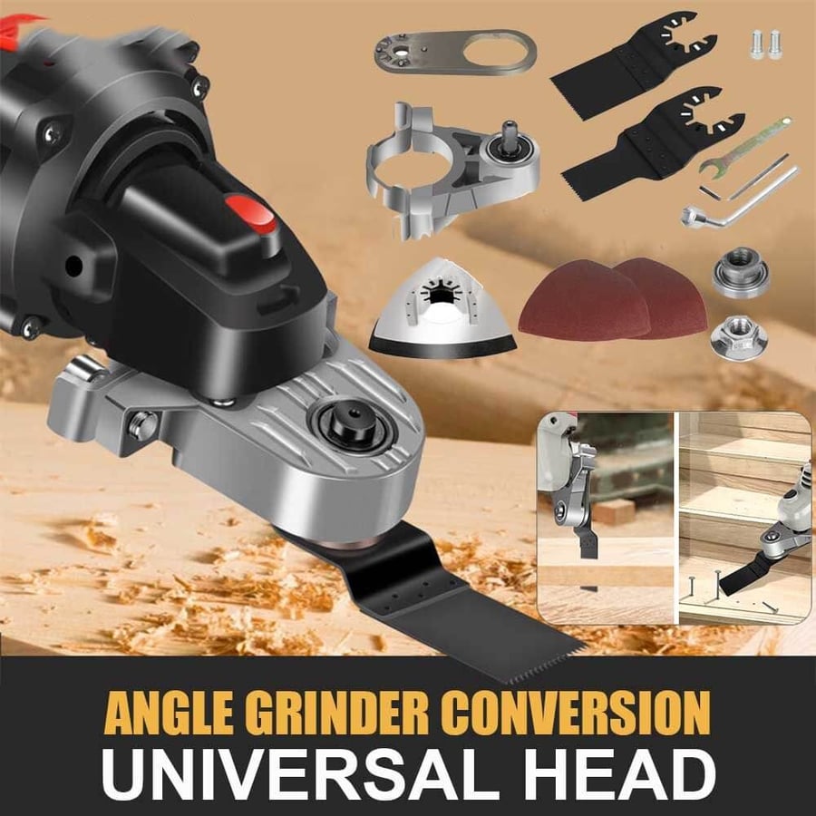 š„ššAngle Grinder Converter Set, Angle Grinder Converter Universal Head Adapter, Carbon Steel Angle Grinder to Multi-Tool Converterš„š„