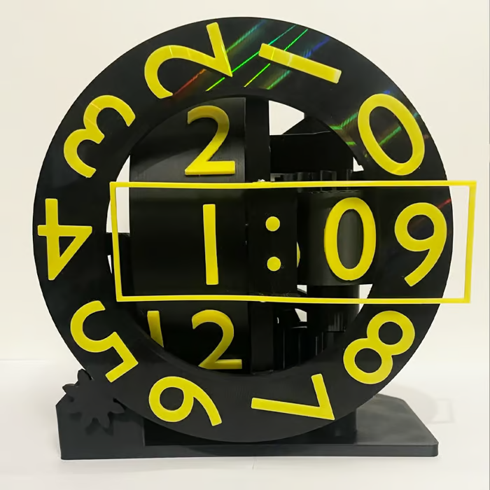 🕰️ 3D Printed Three-Axis Electric Clock