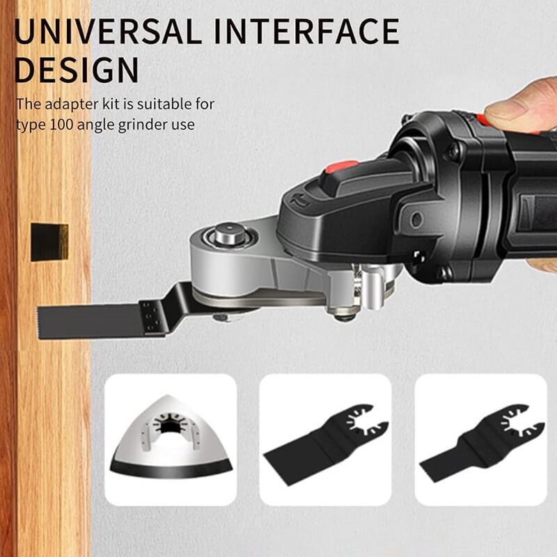 š„ššAngle Grinder Converter Set, Angle Grinder Converter Universal Head Adapter, Carbon Steel Angle Grinder to Multi-Tool Converterš„š„