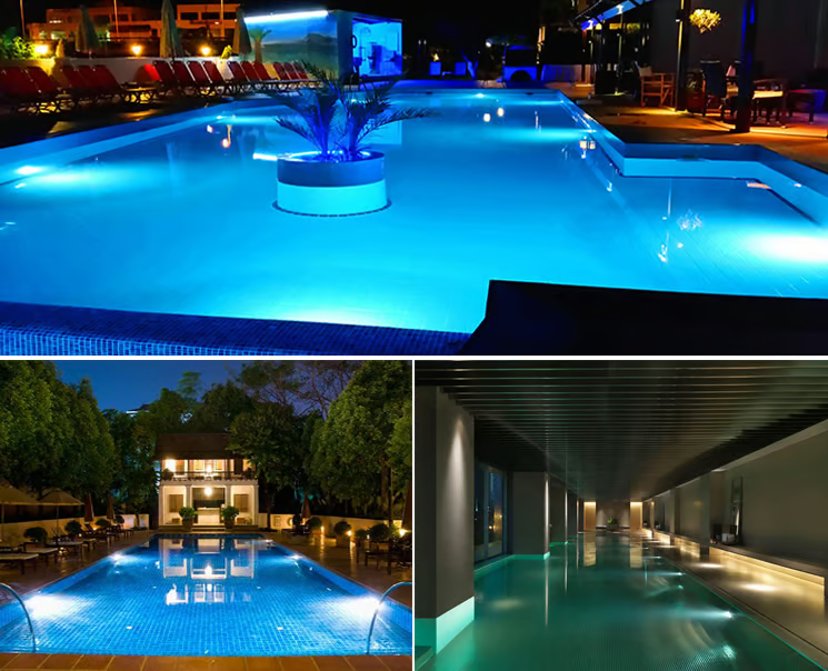 š„Submersible LED Pool Lights (RF Remote Control )