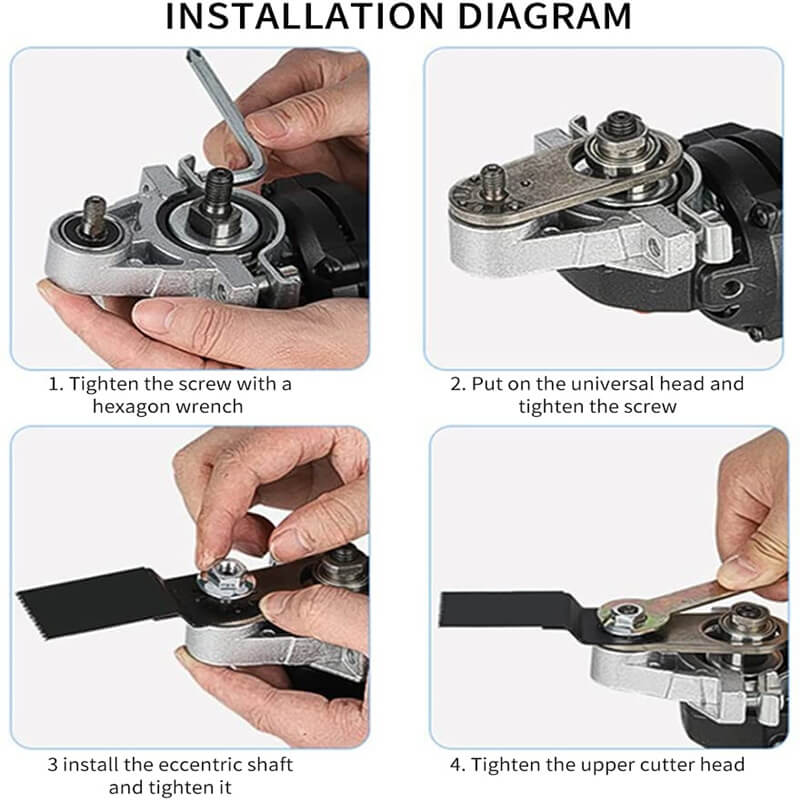 š„ššAngle Grinder Converter Set, Angle Grinder Converter Universal Head Adapter, Carbon Steel Angle Grinder to Multi-Tool Converterš„š„