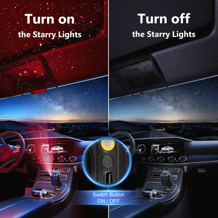 Starlight Retractable Car Charger