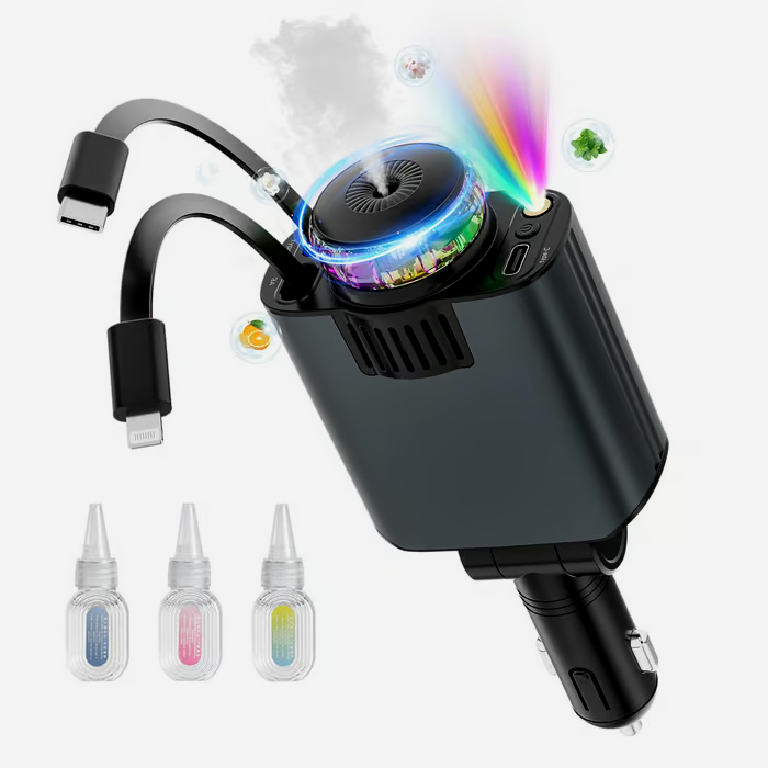 Starlight Retractable Car Charger