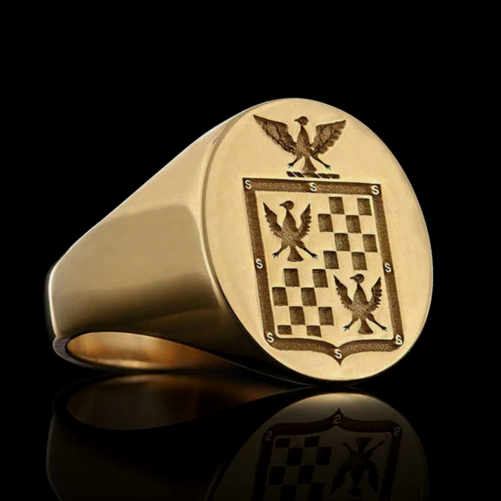Personalized Family Crest Ring