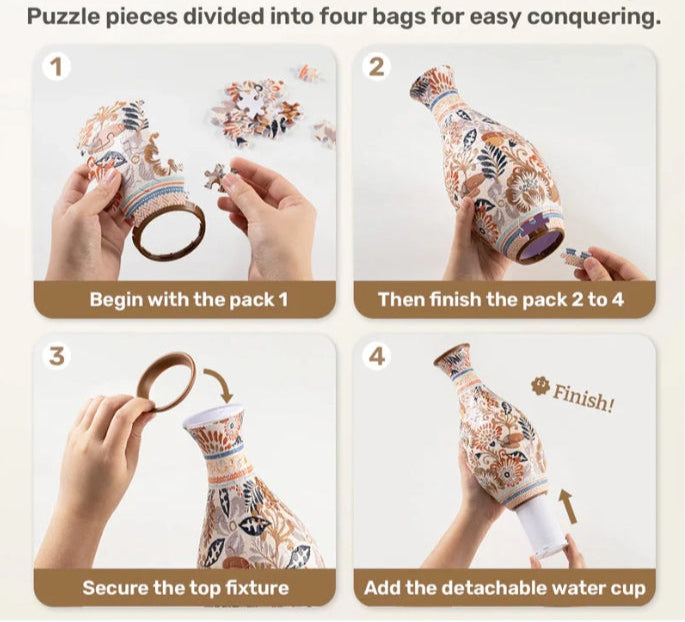 3D Puzzle Vase