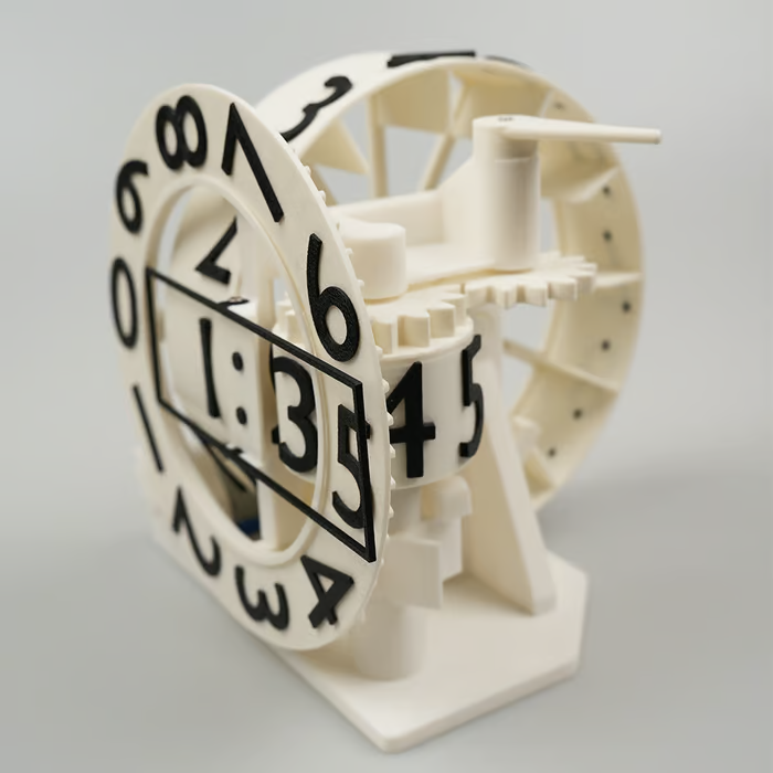 🕰️ 3D Printed Three-Axis Electric Clock