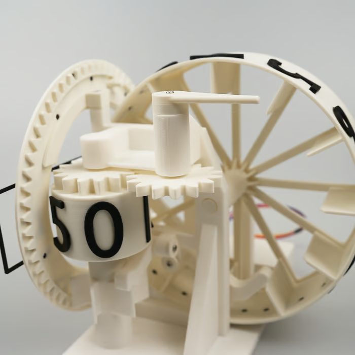 🕰️ 3D Printed Three-Axis Electric Clock