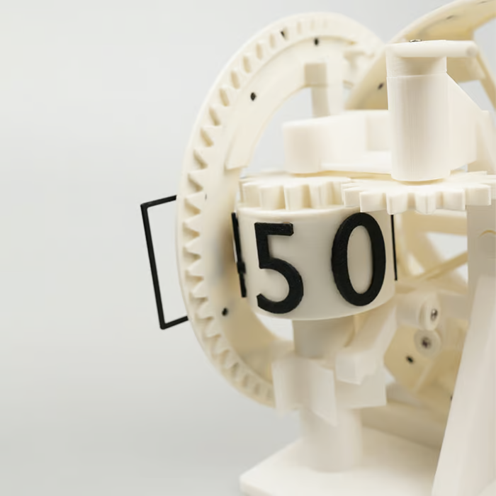 🕰️ 3D Printed Three-Axis Electric Clock