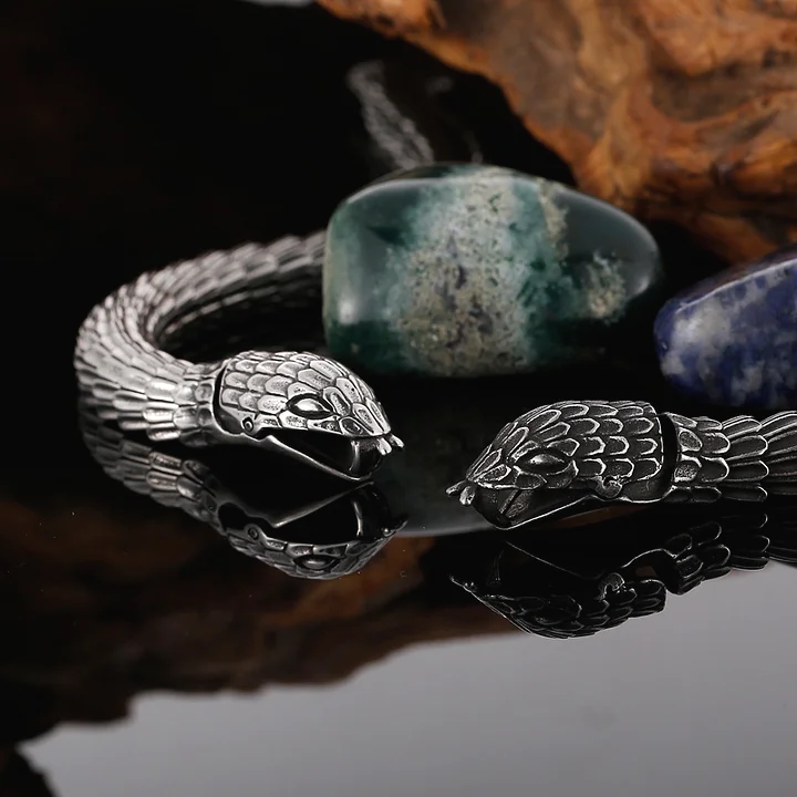 Stainless Steel Snake Scale Bracelet