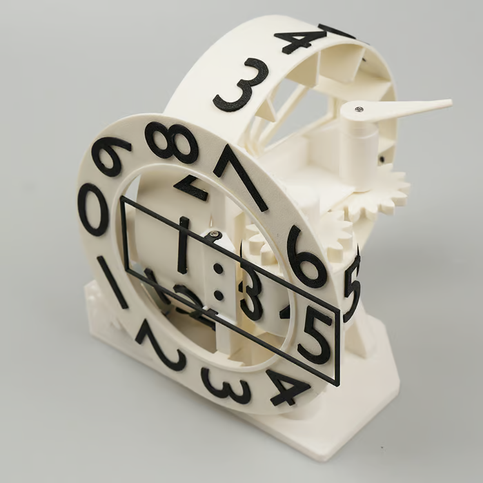 🕰️ 3D Printed Three-Axis Electric Clock