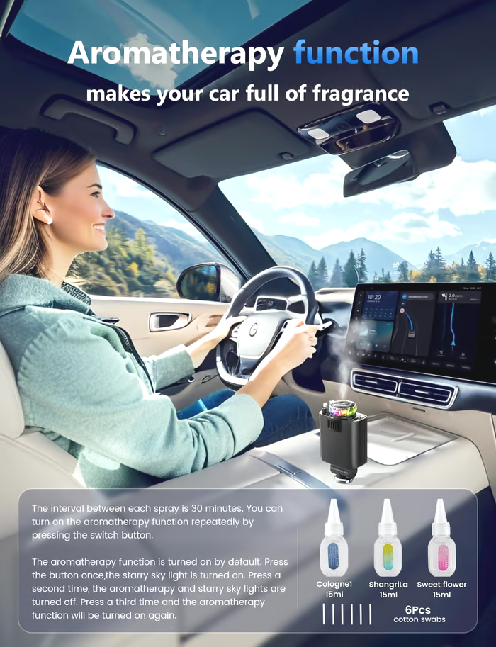 Starlight Retractable Car Charger