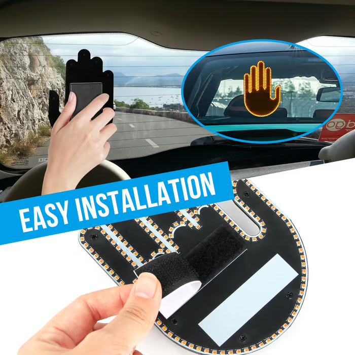 Finger Car Light with Remote