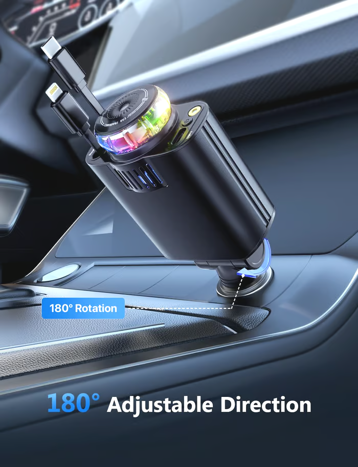 Starlight Retractable Car Charger