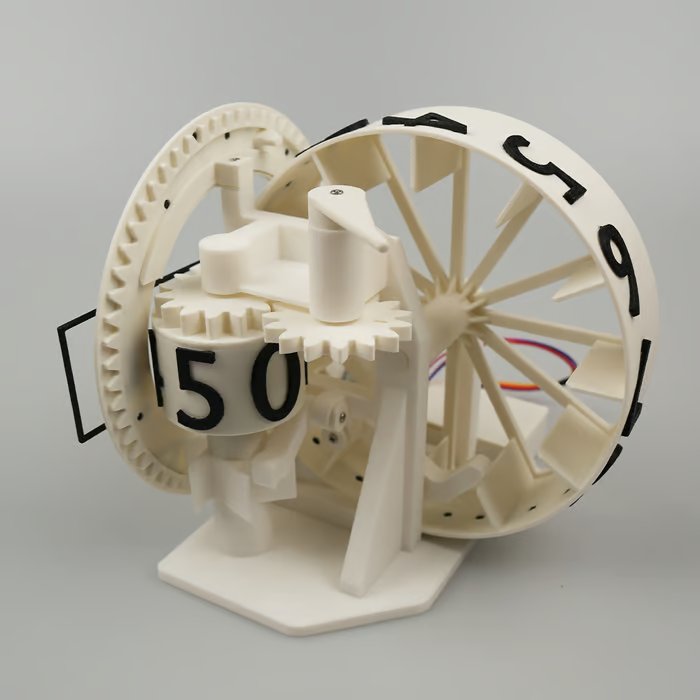 🕰️ 3D Printed Three-Axis Electric Clock