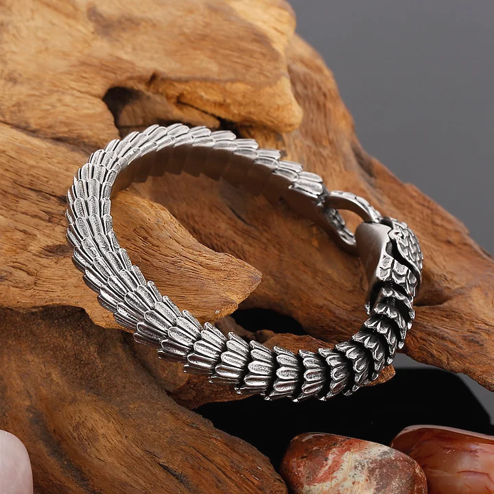 Stainless Steel Snake Scale Bracelet