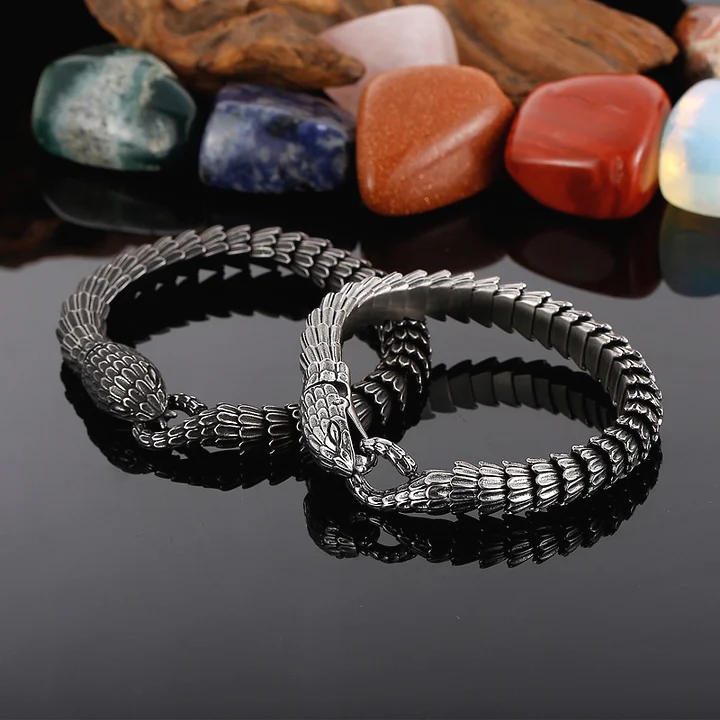 Stainless Steel Snake Scale Bracelet