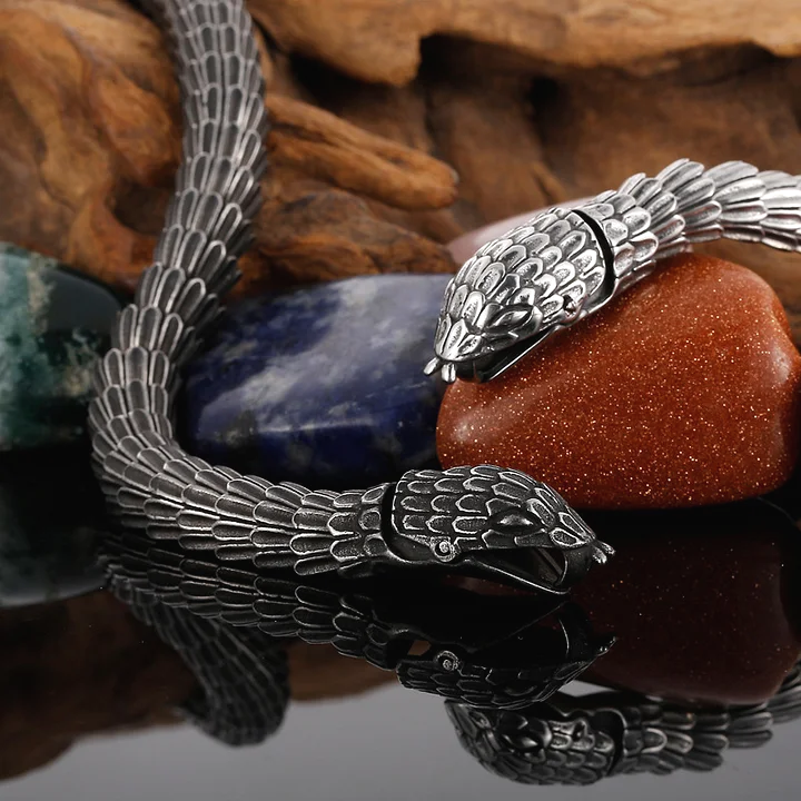 Stainless Steel Snake Scale Bracelet