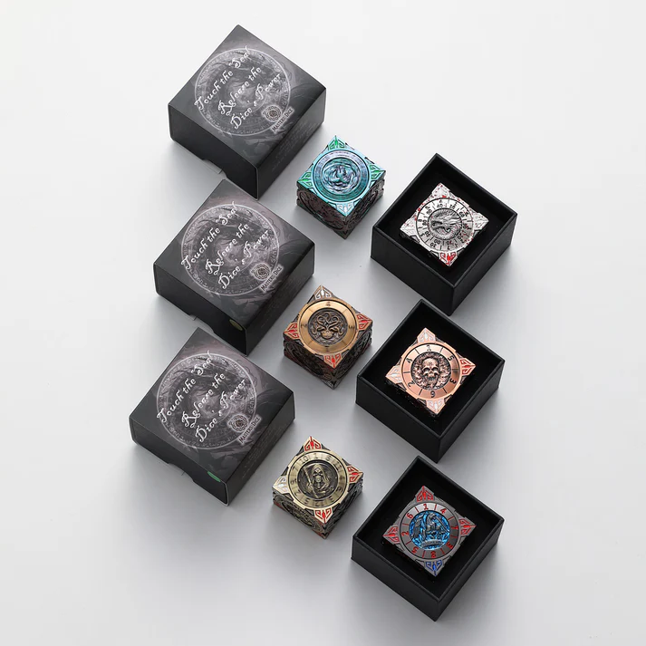 Dragon Dual-Spin 7-in-1 DND Metal Dice