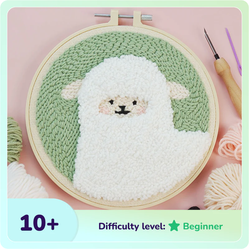 Neko The Cat Plush Toy Punch Needle Kit
