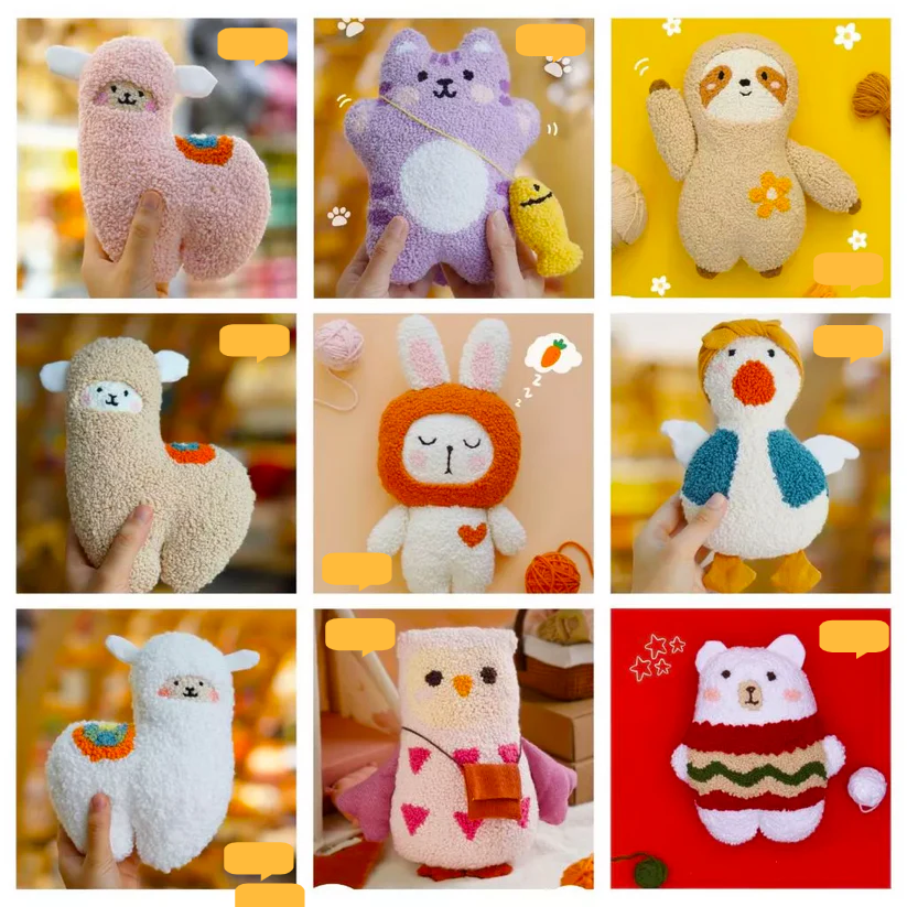 Neko The Cat Plush Toy Punch Needle Kit