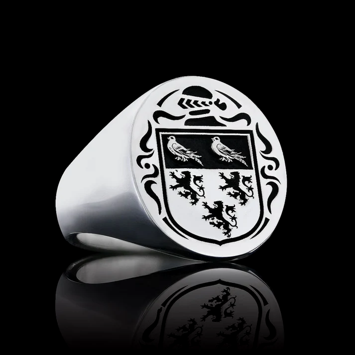 Personalized Family Crest Ring