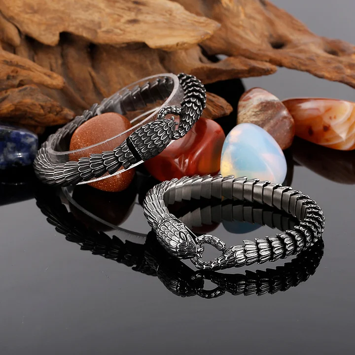 Stainless Steel Snake Scale Bracelet