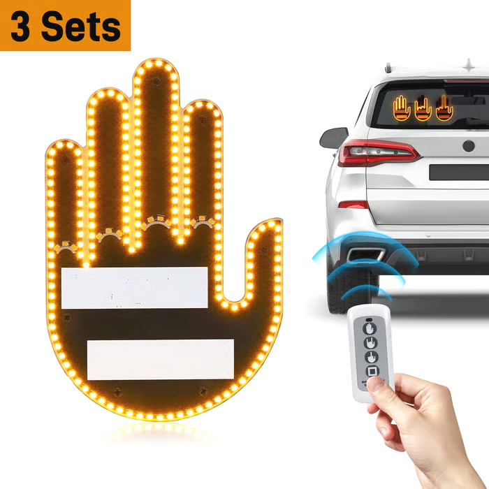 Finger Car Light with Remote
