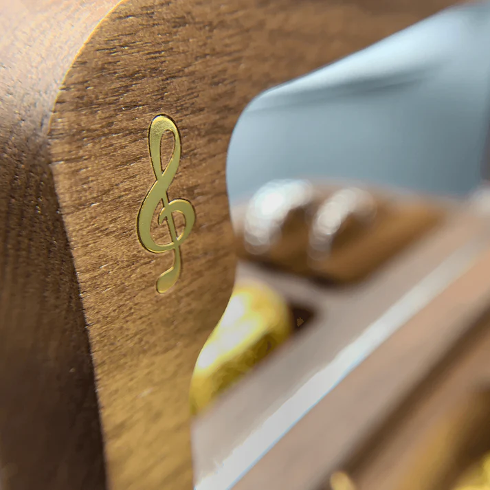 Music Box with Wedding Ring Pillow