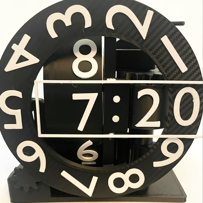 🕰️ 3D Printed Three-Axis Electric Clock