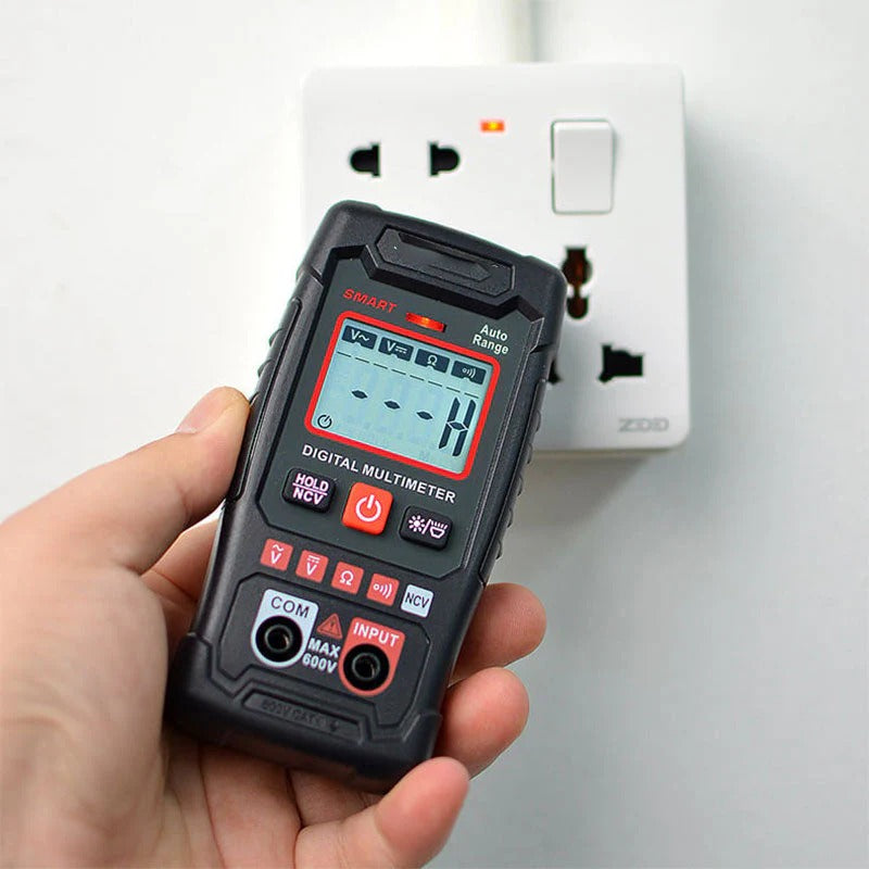 🔧⚡️ Smart Anti-Burn Multimeter! 4000-Count Auto-Ranging, Palm-Sized Zero-Fail Measurement Tool ✨
