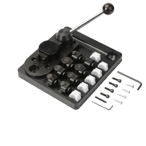 Metal wire bending stand with adjustable molds