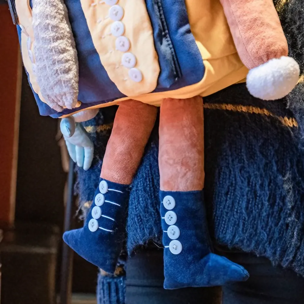 Nutcracker Chef Cute Personality Cotton Leisure Backpack - Handmade