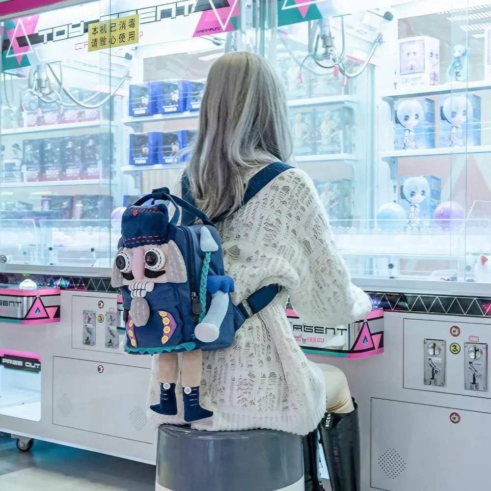 Cute Nutcracker Soldier Canvas Backpack Casual And Personalized Style - Handmade